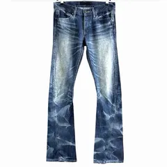 FUGA フーガ  USED加工 ヒゲ 蜂の巣立体 フレア ブーツカット デニム パンツ  FG9-Z05 メンズ 44のサムネイル
