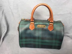 POLO RALPH LAUREN ミニボストンバッグ　ブラックウォッチ　お573のサムネイル