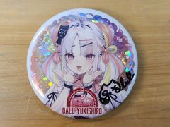 直筆サイン入り Mixstgirls 雪白キャル バースデー記念グッズ缶バッジ