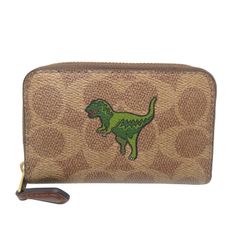COACH コーチ レキシー 丸型 小物入れ コインケース サーフィン柄