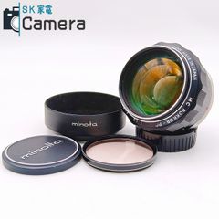 【中古】 MINOLTA MC ROKKOR-PG 58ｍｍ F1.2 ミノルタ ロッコール キャップ フード付きのサムネイル