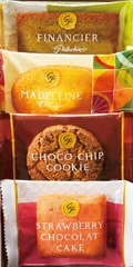 夏の贈り物お中元 スイーツファクトリー ひととえ オレンジマドレーヌ・ストロベリーショコラケーキ・ピスタチオフィナンシェ・チョコチップクッキー×各1のサムネイル