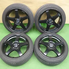 キレイ◎SSR GTV01 205/45R17 グッドイヤー イーグル F1 ASYMMETRIC3 17インチ PCD100/4H◎6061201KTノのサムネイル