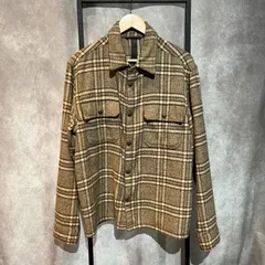 クロムハーツ　ジャケット　ワークドック　フランチネルチェックシャツジャケット　ベージュ　Lサイズ　AB品のサムネイル