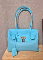 ゼリーバッグ ゼリーバーキンバッグ スカイブルーのサムネイル