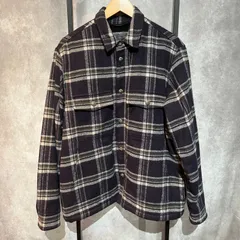クロムハーツ　ジャケット　ワイノット　フリース　ボア　チェックシャツジャケット　ネイビー　Lサイズ　AB品 2087のサムネイル