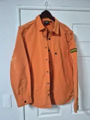 BARBOUR インターナショナル オレンジ シャケット シャツジャケット largeのサムネイル