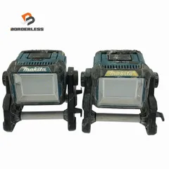 ☆中古品2点☆makita マキタ 14.4V/18V/100V 充電式スタンドライト ML811 コードレス 投光器 LED 作業ライト 現場ライト 作業灯130364のサムネイル