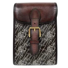 ベルルッティ Berluti ブルストワルマルプフメッセンジャー ブラウン　ゴールド金具 レザー メンズ ショルダーバッグのサムネイル
