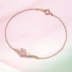 CANAL４℃ カナルヨンドシー 2025 SAKURA Collection シルバーブレスレットのサムネイル