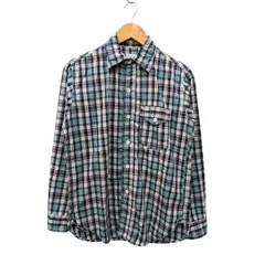 POST OVERALLS ポストオーバーオールズ 長袖シャツ グリーン系 コットン サイズS 662712のサムネイル