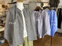 2025タグ付き新品未使用 ハグオーワー リネンオーバーダイプルオーバー