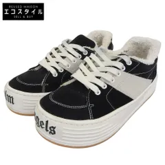Palm Angels　パームエンジェルス　Snow Low スエードスニーカー シューズ メンズ ブラック×ホワイト 41 PMIA051F20LEA001　41のサムネイル