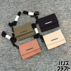 ◎【未使用／4個セット】 UMBRO 首掛け財布 三つ折り財布 ミニ財布 ブラック ベージュ カーキ ピンク 4個セット アンブロ 【新古品】のサムネイル