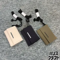 ◎【未使用／3個セット】 UMBRO 首掛け財布 三つ折り財布 ミニ財布 ブラック ベージュ カーキ 3個セット アンブロ 【未使用／新古品】のサムネイル
