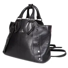 ヴィヴィアンウエストウッドVivienne Westwood ヌーロック 2WAYレザーバッグ 黒のサムネイル