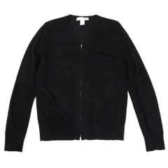 コムデギャルソンシャツCOMME des GARCONS SHIRT ウールジップニットカーディガン 黒Mのサムネイル