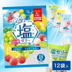 塩ゼリー 12袋入り 業務用 熱中症対策 塩分補給 常温 冷凍 塩分チャージ ゼリー フルーツのサムネイル