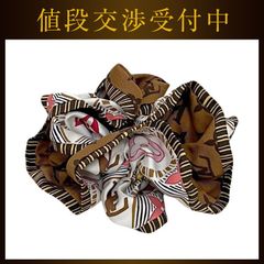 【極美品】ルイヴィトン ヘアアクセサリー シュシュ モノグラム タイルズ シルク 最終値下】ルイ・ヴィトン シュシュモノグラム タイルズ シルク - メルカリ