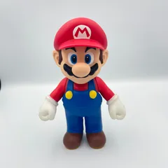 マリオ フィギュア 2006年 任天堂 高さ21cm 当時物 レトロ ビッグサイズ ソフビ 人形 B787のサムネイル