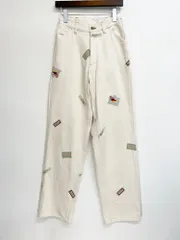 Karl Helmut カールヘルム ワッペン付き デニム パンツ 白 ホワイト SS Ks6-80のサムネイル