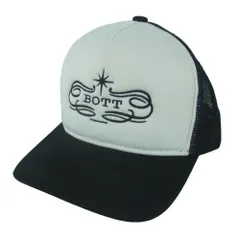 BOTT ボット 253BoTT70 Luxe Logo Mesh back 5 Panel Cap ロゴ メッシュバック トラッカー キャップ 帽子 ブラック系 ホワイト系【中古】のサムネイル