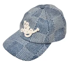 LOUIS VUITTON ルイヴィトン キャップ・ダミエ デニム 3D M7534L ブルー 帽子 メンズ 【中古】 52606K290のサムネイル