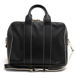 アニエスベー／agnes b. バッグ ハンドバッグ 鞄 トートバッグ レディース 女性 女性用 レザー 革 本革 ブラック 黒  OAS01-02 MARiNE ミニボストン 2WAY ショルダーバッグのサムネイル