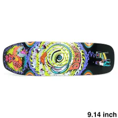 SANTA CRUZ DECK サンタクルーズ デッキ FABIANO DELFINO PINBALL VISION 9.14 WHEEL WELLS（付属デッキテープ・11inch）　スケートボード スケボーのサムネイル