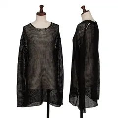 ジュンヤワタナベJUNYA WATANABE ポリメッシュニット 黒M位のサムネイル
