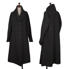 プリーツプリーズPLEATS PLEASE 超音波カッティングショールカラーコート 濃グレー3のサムネイル