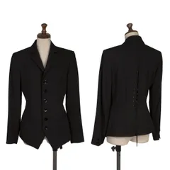 ジャンポールゴルチエファムJean Paul GAULTIER FEMME バックレースアップコルセットジャケット 黒40のサムネイル