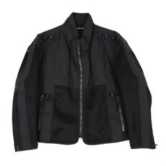 出品8月まで prada 12ss スタッズブルゾン 44 スタッズ完品 - メルカリ
