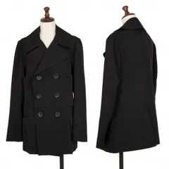 ヨウジヤマモト ファムYohji Yamamoto FEMME シワギャバ4ポケットPコート 黒1のサムネイル