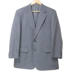 ハーディエイミス HARDY AMIES テーラードジャケット シングル 2B 総裏地 チェック ウール 94 AB4 S相当 灰赤 グレー ■GY99 Xのサムネイル