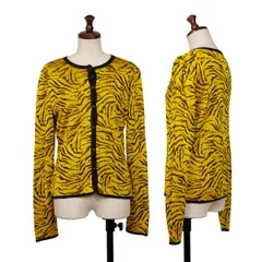 ジャンニヴェルサーチGIANNI VERSACE ジャガードニットカーディガン 黄黒M位のサムネイル