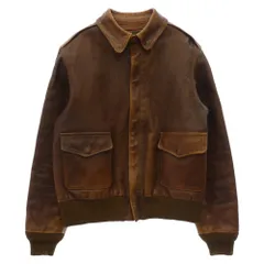 Buzz Rickson's バズリクソンズ BR80105 HORSEHIDE FLIGHT JACKET A-2 ホースハイド フライト ジャケット ブラウン系 40【中古】のサムネイル