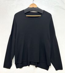 一度着用 新品同様 フランクアンドアイリーン スウェット カットソー XS 黒 一度着用 新品同様 フランクアンドアイリーン スウェット カットソー