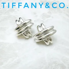 人気🌟Tiffany＆Co. シグネチャー シルバー イヤリング  Uのサムネイル