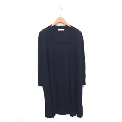 ジャーナルスタンダード レリューム JOURNAL STANDARD relume カーディガン ニット トッパー ロング ウール混 長袖 F ネイビー 紺 /TT15