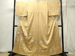 平和屋着物■豪華色留袖　駒刺繍　花松文　金彩　正絹　逸品　CABI6414ouのサムネイル