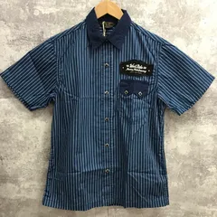 WESTRIDE SNAP WPRK SHIRTS ウエストライド スナップワークシャツ 半袖シャツ ストライプ ウェスタン【F1521-004】のサムネイル
