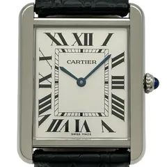 カルティエ Cartier タンクソロ LM W1018355 シルバー ステンレススチール クオーツ メンズ 腕時計のサムネイル