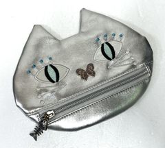 ANNA SUI アナスイ 猫型 巾着 ポーチ ブラック - メルカリ