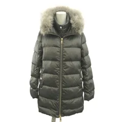 トミーヒルフィガー TOMMY HILFIGER ダウンコート S グレージュ ミドル丈 ファー付き 長袖  /WW0WW24361-025 NP ■GY73のサムネイル