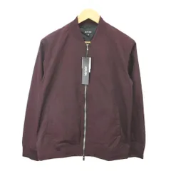 ミッシェルクランオム M.K HOMME リブ編みナイロンMA-1ブルゾン 48 紫 パープル リブ襟 MNJAA-59330 /RY ■GY03のサムネイル