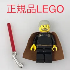 正規品 中古 LEGO レゴ スターウォーズ  ミニフィグ　ドゥーク伯爵　おまけ付き N0-411 ※STARWARS　武器　ライトセーバー　オールドレゴ 361のサムネイル
