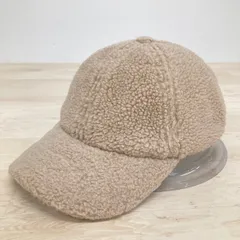 美品 GU ジーユー ボアキャップ ベージュ 261-319134(94-01) 帽子/ベースボールキャップ モコモコ[ON00387]のサムネイル