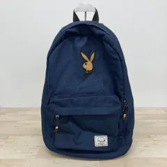 PLAYBOY プレイボーイ リュックサック/バックパック ネイビー 紺色 ラビットヘッド ワッペン デイパック[OQ03550]のサムネイル