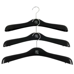 NEIGHBORHOOD ネイバーフッド 旧ロゴ ブランドハンガー 3本セット ブラック 正規品 / 41257のサムネイル